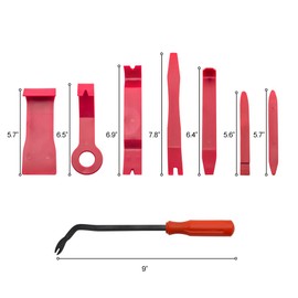 BeiLan 8pcs Car Trim Removal Tool Auto Door Panel Removal Tool Set for Dash Audio Radio Installer and Repair Strong Nylon Pry Tools Kit Fastener Kits