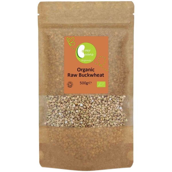 Organic Raw Buckwheat -Certified Organic- by Busy Beans Organic (500g)