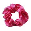 OTYOU 6 Pack Shiny Polka Dots Metallic Hair Scrunchies Rich