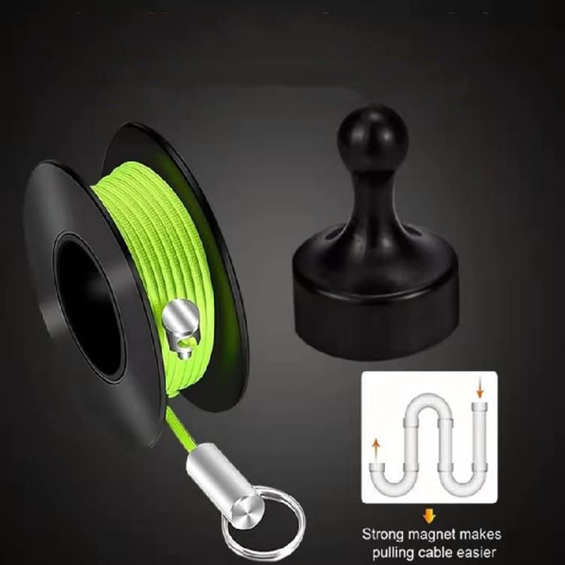 AIMALL Wiremag Puller,Magnetic Cable Fishing Tools, Threader Professional Snap Wire