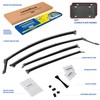 Goodyear Shatterproof in-Channel Window Deflectors for Kia K-5/K5 2021-2025, Rain
