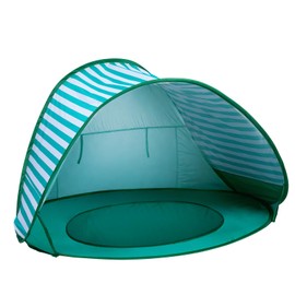 Baby Beach Tent, Sun Protection Portable Baby Travel Tent, Summer Beach Baby Sun Shelters for Boys or Girls (Aqua Green)