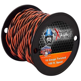 Extreme Dog Fence® 16 Gauge Twisted Wire for Electric Dog Fences - Solid Core- 100 Feet