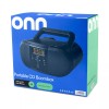 Onn. Portable CD Boombox w/Digital FM Radio CD Player w/Program