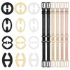 LIQWEI 18Pcs Bra Strap Clips for Racerback, Anti-Slip Bra Straps