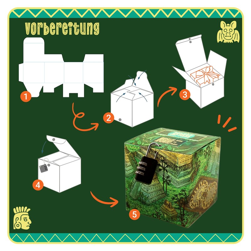 Scatola puzzle – Escape Room scatola regalo in stile tempio