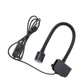 LED Clip On Aquarium Light Small High Brightness Promotes Plant Growth Fish Tank 3-6 Gallons Freshwater Saltwater (Warm Light)