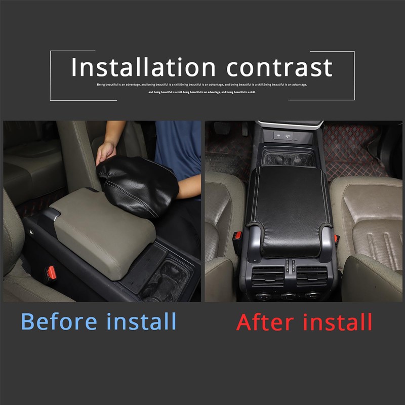 HAPPYHORSE Car Armrest Seat Box Cover Compatible with Land Rover