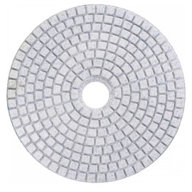 MiJunHD Diamond Polishing Pad, 6 Inch 150 mm 50 Grit Polishing Discs Sanding Disc for Grinders & Polishers, for Granite, Marble, Concrete and Stone, Hook Loop Backing Pad (Pack of 1)