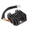 DGYACHOR Motorcycle Regulator Rectifier Overcharge Protection 12V 4 Wire 4