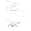 NHN Model:KPF-2P-CAA Top Patch Fitting for Glass Door, Anodized Aluminum