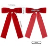 2PCS Velvet Hair Bows for Women Ribbon Hair Clips Big