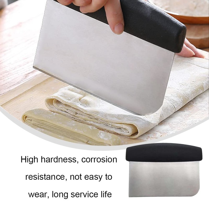 Dough Cutter Multifunctional Dough Scraper Sharp Pizza Cutter for Cutting