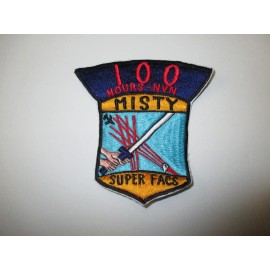 b6142 Vietnam US Air Force Gun Ship Super FAC F-100-F Misty 100 Hours IR23C