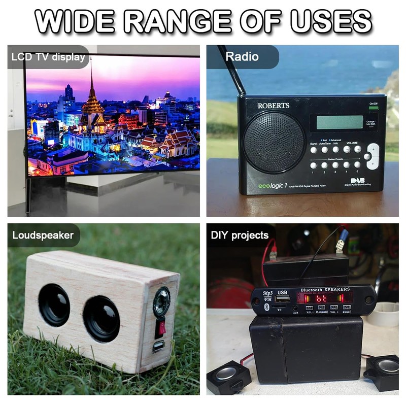 JYUDAUFU 3 Watt 8 Ohm Single Cavity Mini Speaker DIY