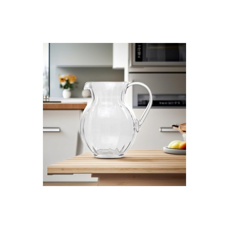 G.E.T. P-4090-PC-CL-EC Shatterproof Plastic Lemonade/Margarita Pitcher, 90 Fluid Ounce, Clear,