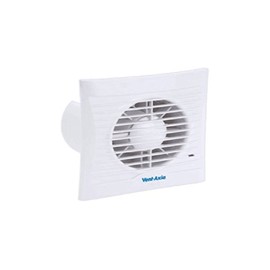 Vent-Axia Silhouette 100HT Extractor Fan with Timer/Humidistat. Model No. 454057B, 14 W, 24 V