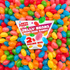 Mini Jelly Beans Easter Candy | 2 Pound Bag | Assorted Fruit Flavors