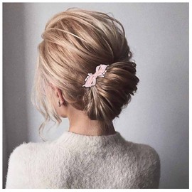 Allereya Pearl Hair Clip Hair Clip Gold Pearl Hair Clip Pearl Wedding Headpiece Decorative Pearl Flower Head Clip Headpiece Bridal Hair Accessories for Women and Girls Gifts