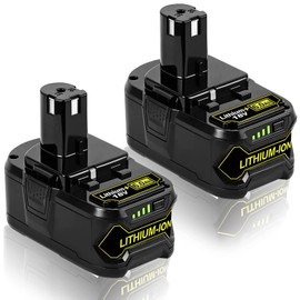 FEOTDN 2 Pack 6.0Ah 18V P108 Battery Compatible with Ryobi 18v Battery ONE+ Lithium P102 P104 P107 P103 P105 P109 P119 P122 Cordless Power Tools Battery Packs