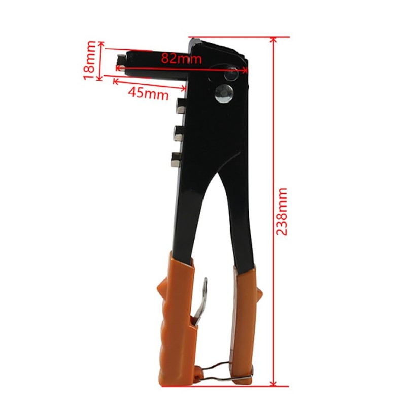Snblzhef Heavy Duty Riveter Riveting Machine 120Pcs Blind Rivets Hand