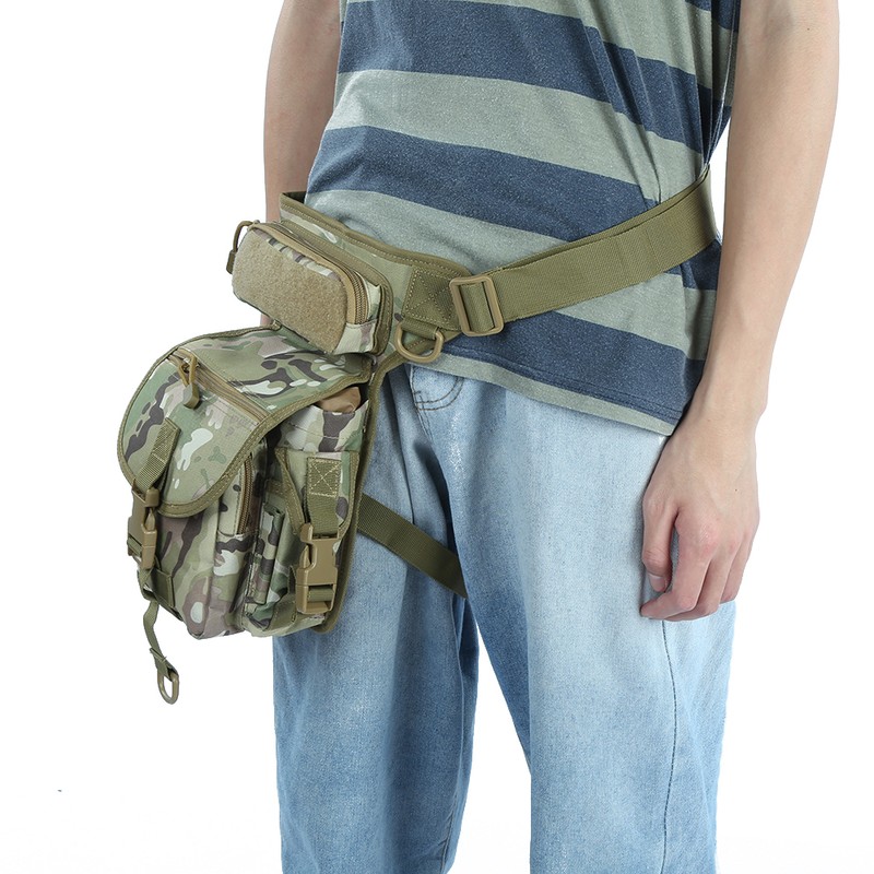 Oxford Cloth Drop Leg Bag Waterproof Reporter Pouch Leg Bag