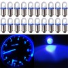 cciyu 20 Pack Blue BA9S 57 Bayonet LED Bulb Gauge