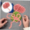 DOITOOL 2 Rolls Comfortable Crochet Yarn DIY Doll Crochet Yarn