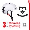 CORE Protection Street Helmet Skate/BMX/Bike/MTB/Roller Derby/Scooter - White/Black, XS/S