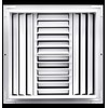 HVAC Premium 8''w X 8''h 4-Way Aluminum Curved Blade Adjustable