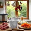 1pc Stainless Steel Pasta Basket, Mesh Spider Food Dumpling Noodle