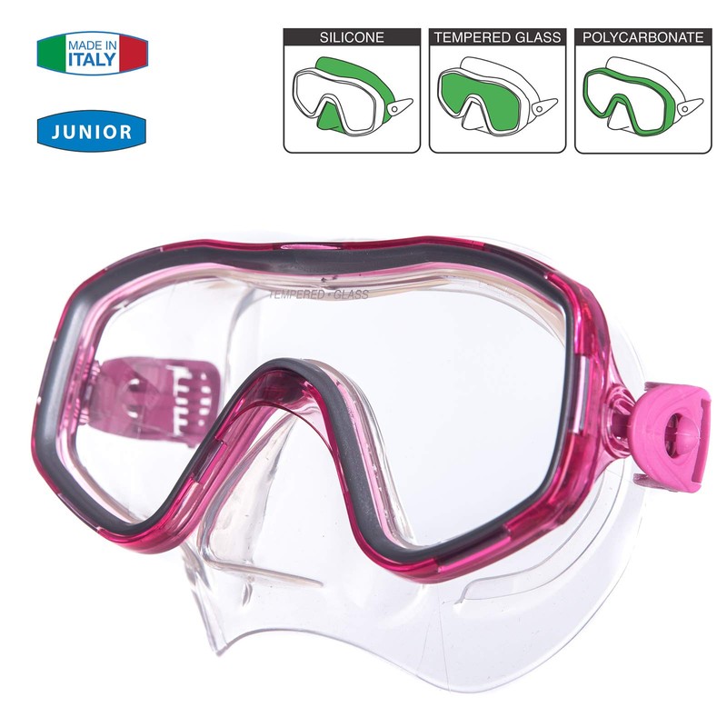 Salvas Smile Junior CA502S2F Child's Diving Mask Pink