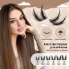 Jms&jms Kit De Cat Eye Pestañas,8-18mm,extensión De Pestañas