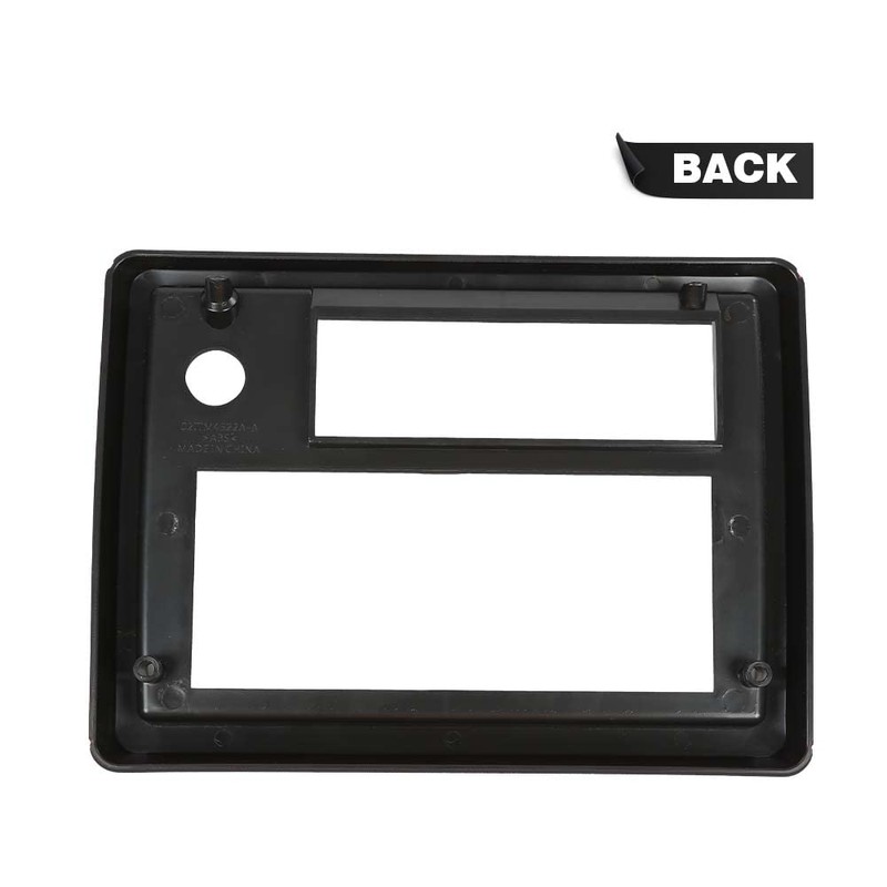 G-PLUS Radio Face Plate w/Red Trim Compatible with El Camino