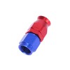X AUTOHAUX 2pcs AN6 0 Degree Swivel Car Hose End