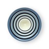 CaliBowl 5-Piece Non-Spill Plastic Mixing Bowl Set - Reusable Nesting