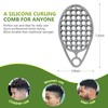 KOUPA Magic Silicone Curly Hair Brush, One Piece Twist Curl