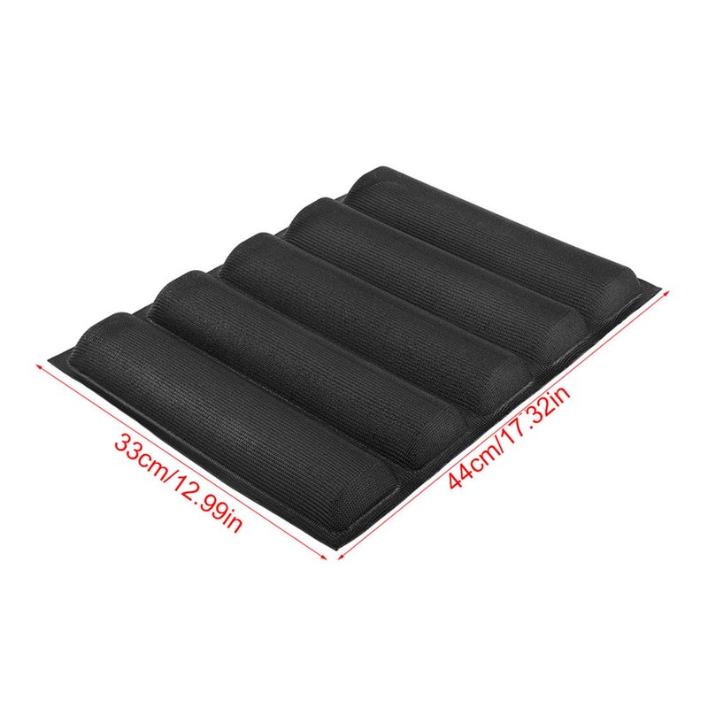 Moldes de Pan de Forma Oblonga de Silicona Baguette Pan