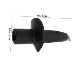 Gogogmee Multi-Functional Hiking Stick Tip Grip Carbon Fiber Ski Pole Cap Easy to Install for Men Women Trekking Pole Gear