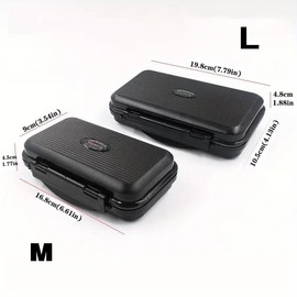 AIMALL Waterproof Fishing Tackle Box – Multi-Layer Fly Hook Storage Box with Foam Insert, Secure Latch & Removable Divider