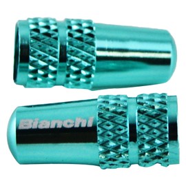 Bianchi Valve Cap Alloy Celeste JPPVCUEC