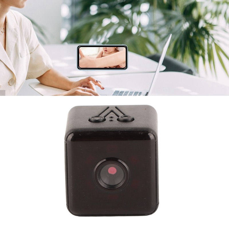 Wireless Mini Cube WIFI Camera No Light Night Vision Silent