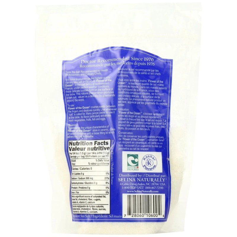 Celtic Sea Salt Bag Flower of The Ocean 8 Oz