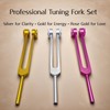 Sound Healing Tuning Fork Set – 128Hz, 256Hz, 512Hz for