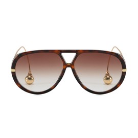 BOBUXLIIN Oversized Womens Aviator Sunglasses Retro Big Large Sunglasses for Women UV Protection Trendy Ladies Shades 2025