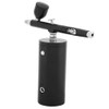 EVGATSAUTO Aluminum Barber Compressor, 0.3mm Black Mini Air Compressor Spray