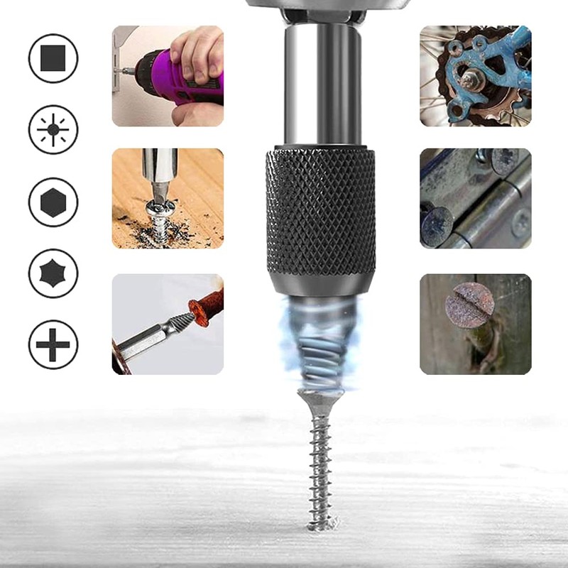 Mesee 22 Pieces Damaged Screw Extractor Kit, Screws Extractor Drill