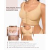 FeelinGirl Post Surgery Compression Bra Front Closure Bra Wirefree Mastectomy