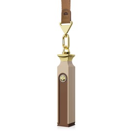 BEARBYE Personal Safety Alarm for Women, Rechargeable Door Alarm and Window Alarm, 125dB Self Defense Alarm with Strobe Light, Safe Sound Personal Alarm with Matching Wrist Key Chain(Elegant Khaki)