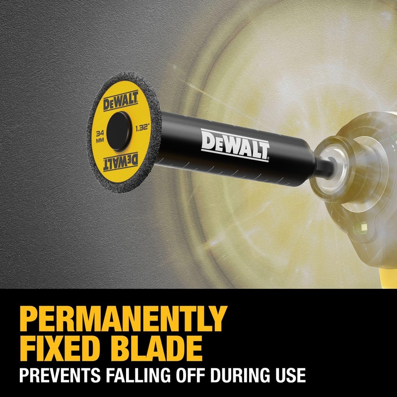 DEWALT Impact Connect Pipe Cutter, PVC Cutter, Diamond Grit Cutting